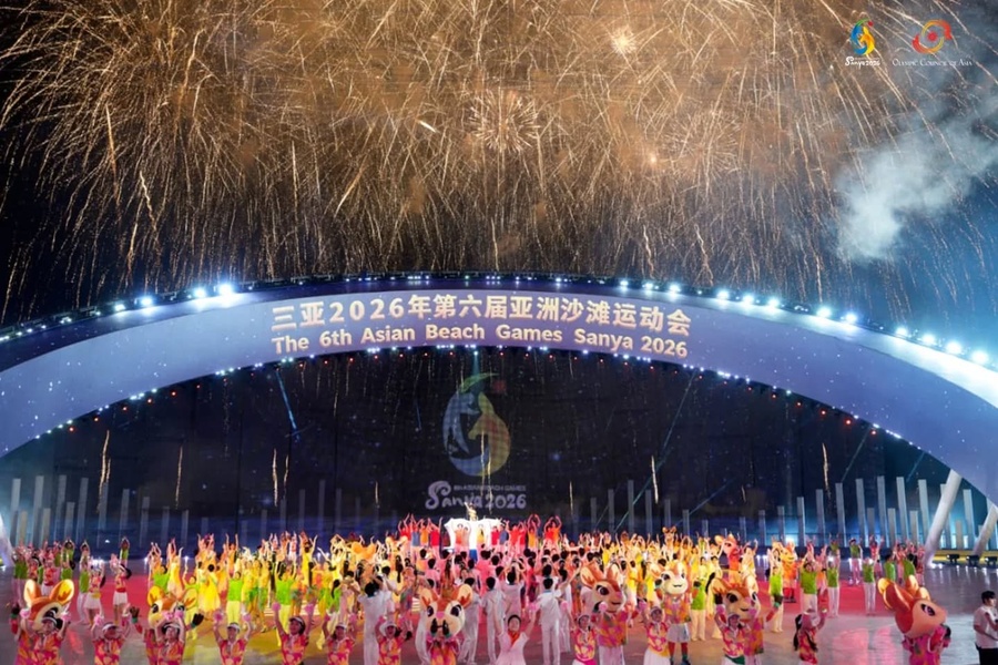 The Asian Beach Games closing ceremony on April 30. (Photo: OCA)