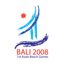 <div>
<p>The Logo of the 1st Asian Beach Games Bali 2008 represents the water element that embodies the sporting event.<br /><br />The shining sun comes from the emblem of the Olympic Council of Asia and represents its vital role in Asia's sport development and spreading energy created by the solidarity of the OCA.<br /><br />The selection of the light and deep-blue effects represents the color of Balinese waters.<br /><br />The two vertical lines represent two &lsquo;Pura&rsquo; (Balinese Hindu temple), an image of the gate to a Balinese house of worship which is signifies the ultimate hospitality of the Bali society in honouring and welcoming people from all over Asia.<br /><br />The two big waves represent the commitment as well as the enthusiasm of the host city to hold the 1st Asian Beach Games.<br /><br />The letters "BALI 2008" are red to show the spirit of sportsmanship and the typeface selection emphasizes the pride of all athletes competing in Bali.</p>
</div>
<div>&nbsp;</div>