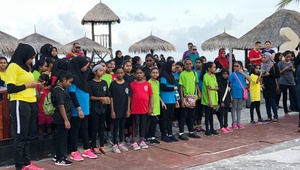 2018 Asian Games Fun Run ends in Male Rasfannu beach