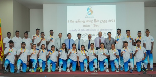 Sri Lanka’s medal-winning athletes from Sanya ABG felicitated