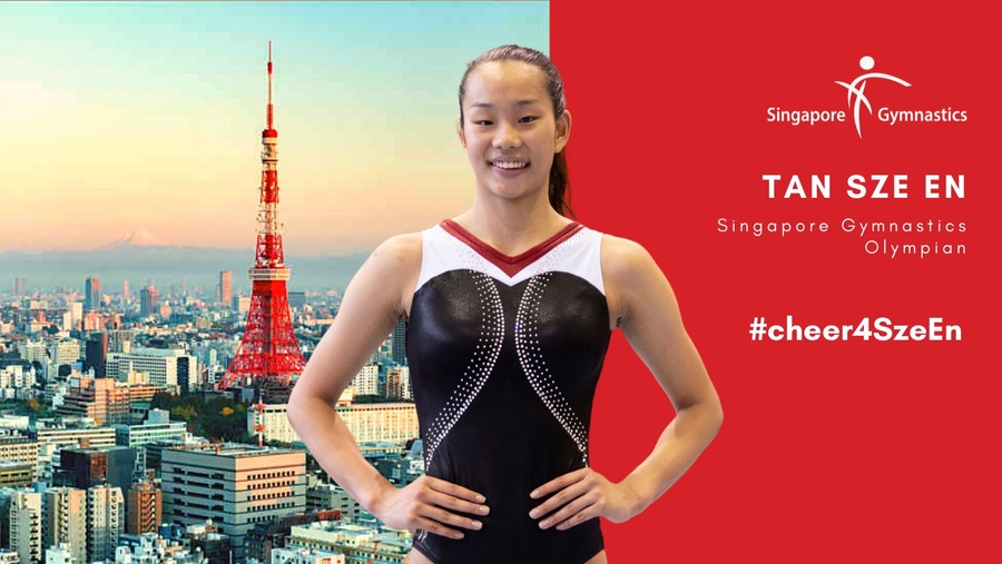 Singapore’s Tan Sze En looks forward to Tokyo. © Singapore Gymnastics