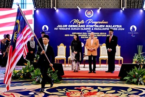 Royal send-off for Paris-bound Malaysian athletes