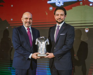 Jordan Crown Prince Hussein hosts Diamond Jubilee celebrations of Jordanian Football Association