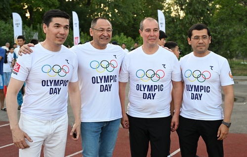 Uzbekistan NOC shares joy of sport on Olympic Day