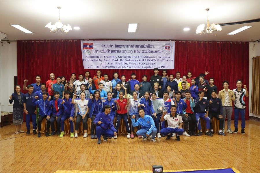 Laos NOC hosts seminar on nutrition, strength and conditioning