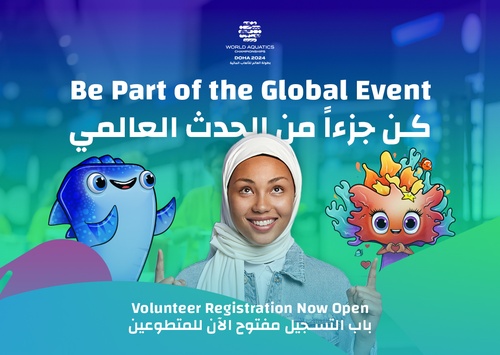Doha 2024 seeks 1,000 volunteers for World Aquatics Championships