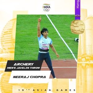 India’s javelin ace Neeraj Chopra bags Asian Games gold medal