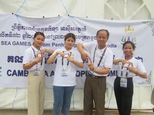 Anti-doping education in Khmer at Cambodia SEA Games