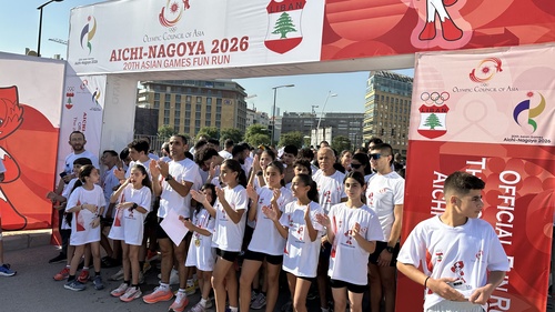 Lebanon's Asian Games Fun Run attracts 1,200 participants