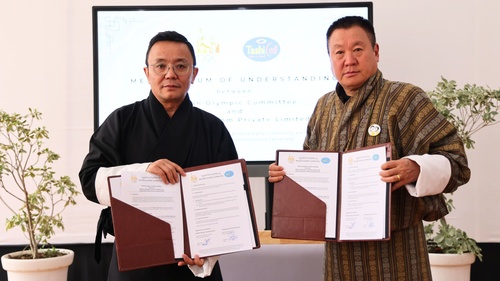 Bhutan NOC signs MoU with TashiCell