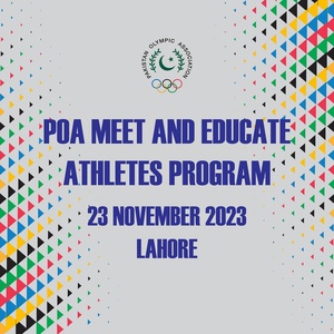 POA holds Meet and Educate Athletes Programme in Lahore