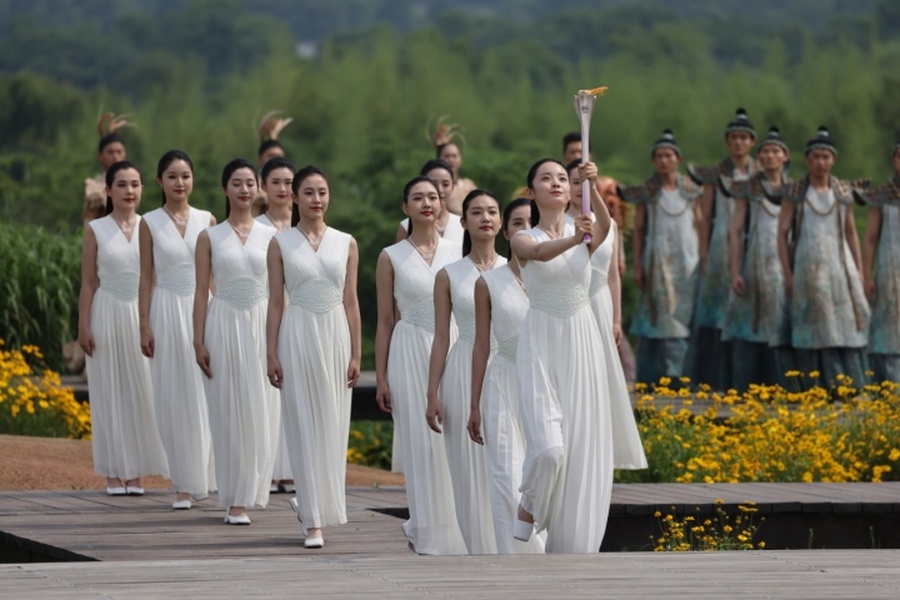 Hangzhou Asian Games flame-lighting ceremony marks 100-day countdown