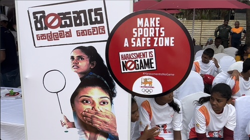 ‘Safe Sport’ booth raises awareness at Sri Lanka Fun Run