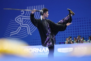 Gao seizes wushu spotlight at Hangzhou Asian Games