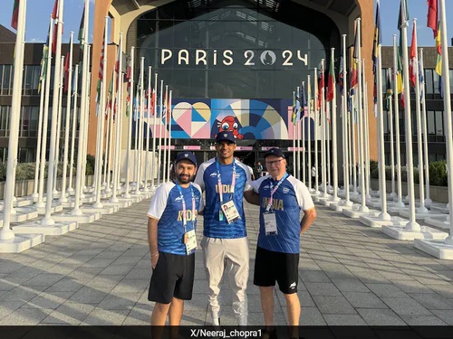 Indian javelin star Neeraj Chopra arrives in Paris with inspirational message