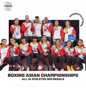 IOA lauds women boxers for dominating Asian Championships