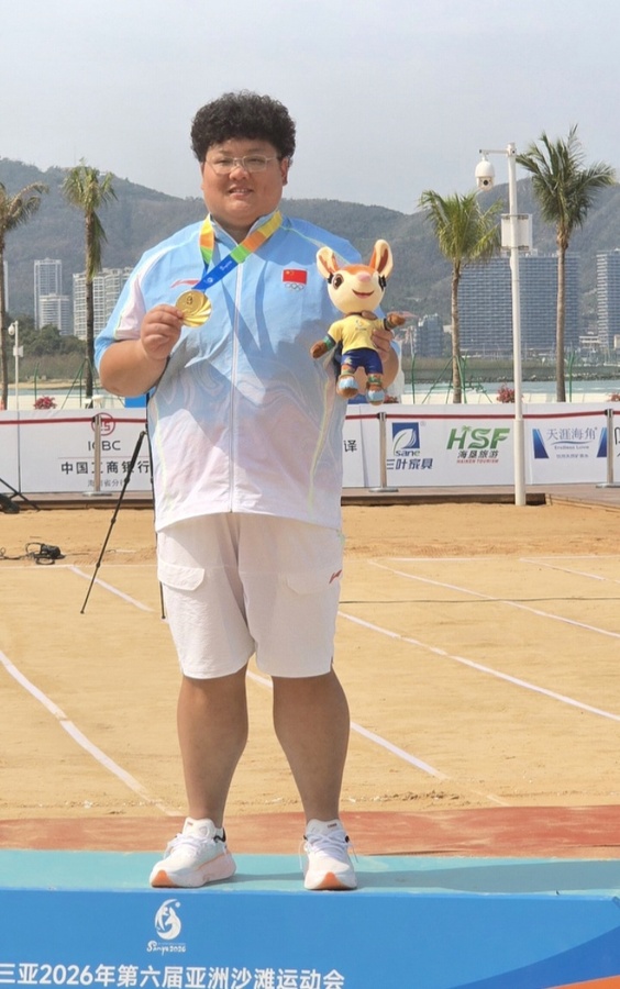 Olympic bronze medallist Song takes shot put gold at Sanya 2026