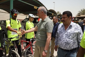 Cycling rally marks Olympic Day in Iraq