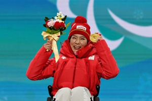 Japan’s Muraoka extends winning streak with second gold at Winter Paralympics