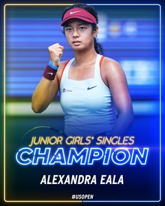 Eala makes tennis breakthrough for Philippines with US Open junior grand slam title