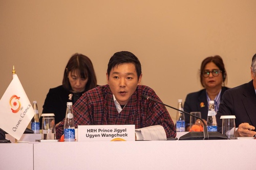 Bhutan NOC congratulates IOC Member Prince Jigyel