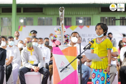 Sri Lanka NOC officials accompany Queen's Baton to historic hill country