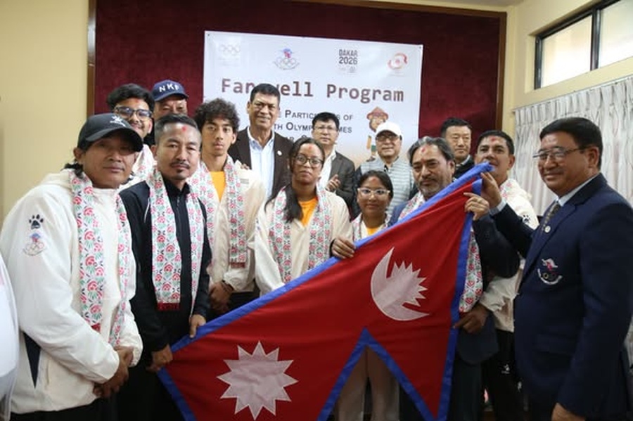 Nepal NOC President bids farewell to Dakar 2026 YOG delegation