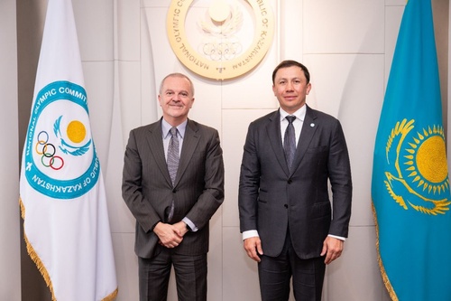 Kazakhstan NOC President meets Italian Ambassador on furthering bilateral ties