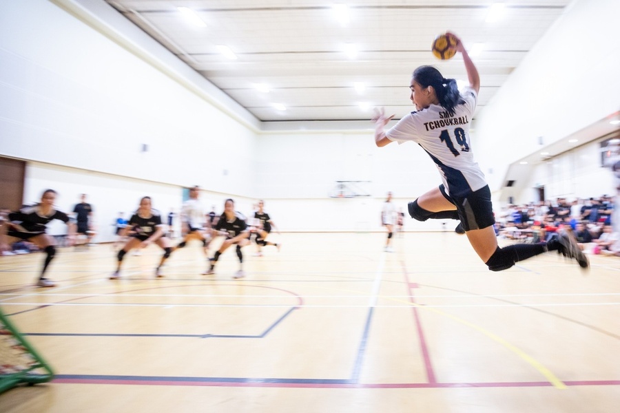 The 2023 winning shot by Joelle Chan of a women’s Tchoukball match at the Singapore University Games.⁠