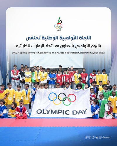 UAE NOC hosts Olympic Day karate demonstration