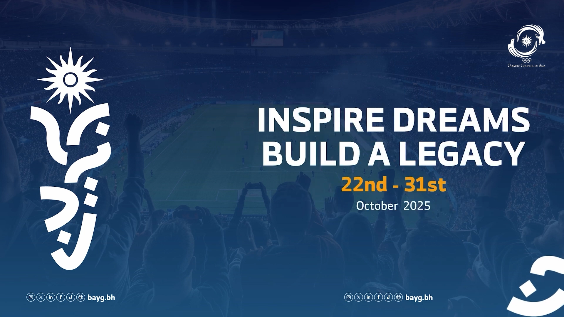 Bahrain 2025 | 3rd Asian Youth Games, Bahrain 2025